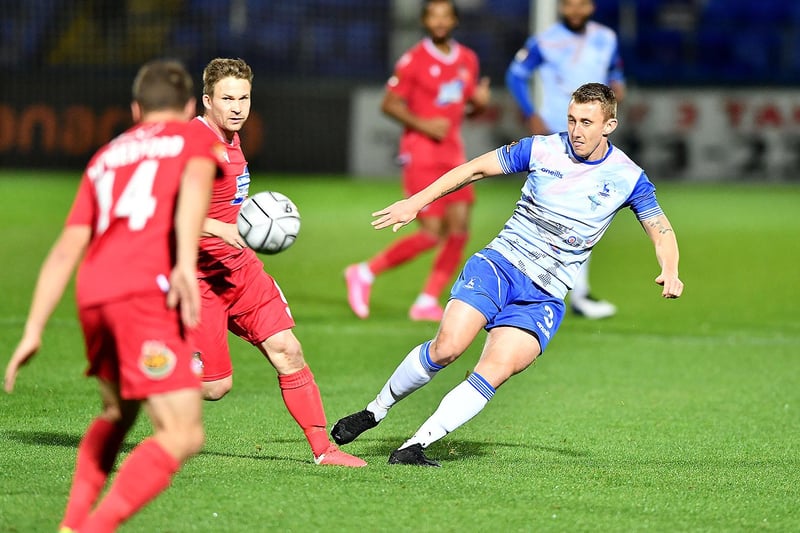 No player has created more opportunities or assisted more goals for Pools this season than the left-back. Dependable and consistent going forward, only let down by the horror shows against Torquay and Woking.