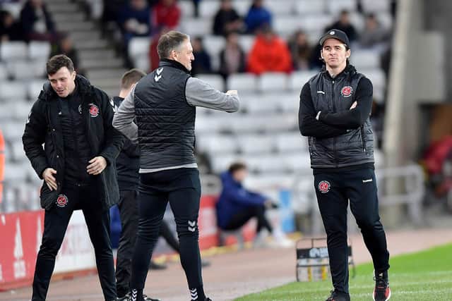 Fleetwood Town manager Joey Barton.