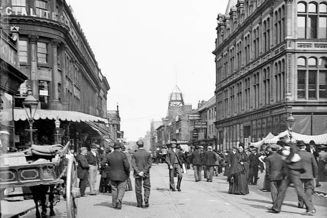 Mackie's Corner in 1898. Photo courtesy of Sunderland Antiquarian Society.