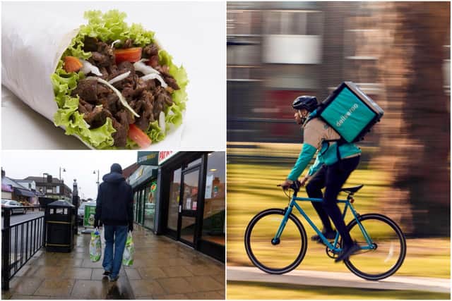 Deliveroo launched in the area two years ago