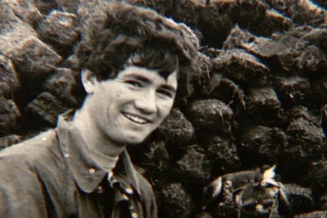 Robert Nairac as a young man on holiday in Ireland.