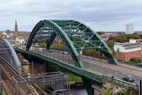 Northumbria Police were called to Wearmouth Bridge