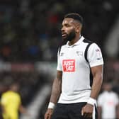 Darren Bent, during his playing days, looks on during the Sky Bet Championship match between Derby County and Burton Albion at the iPro Stadium on February 21, 2017.