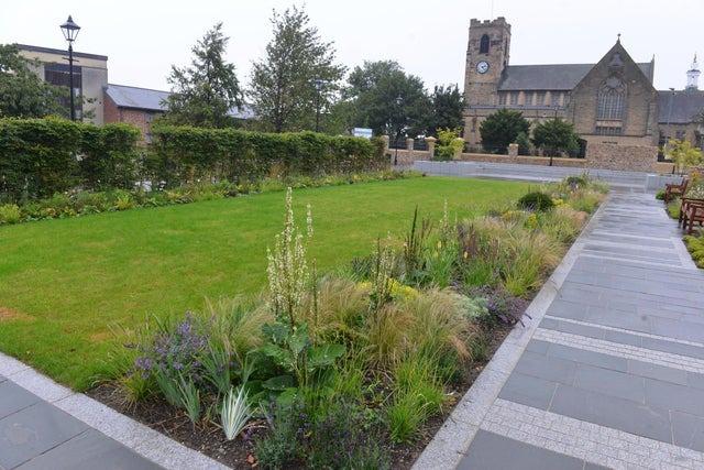 Minster Park is another of Sunderland's newest parks, which opened in August 2020. The old Town Park, next to Sunderland Minster, was a little-used area of the city in recent decades, despite its rich heritage as the heart of Bishopwearmouth, one of the three original settlements that came together to form Sunderland. The new look Minster Park was unveiled following a year-long programme of improvement works to transform Sunderland Minster and the land to the south of it. The opening marked the completion of this section of the Bishopwearmouth Townscape Heritage Scheme, a project which has also seen repair works made to Sunderland Minster churchyard, as well as the Dun Cow and Peacock pubs.