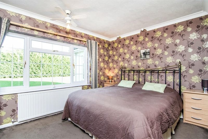 The bungalow boasts four spacious bedrooms in total
