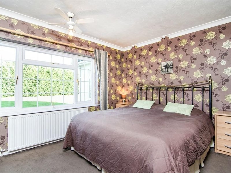The bungalow boasts four spacious bedrooms in total