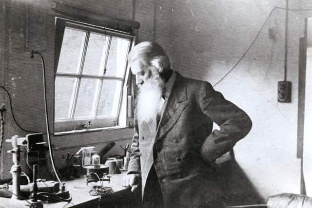 Joseph Swan, pictured in his study. The Mackem inventor pioneered the development of the lightbulb. pic credit: Tyne and Wear Archive and Museum
