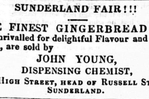 The finest gingerbread nuts were a big hit with the children of Sunderland.