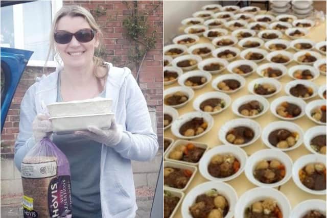 A Sunderland College lecturer is supporting her local community by cooking hot meals for those who are self-isolating during the coronavirus lockdown.