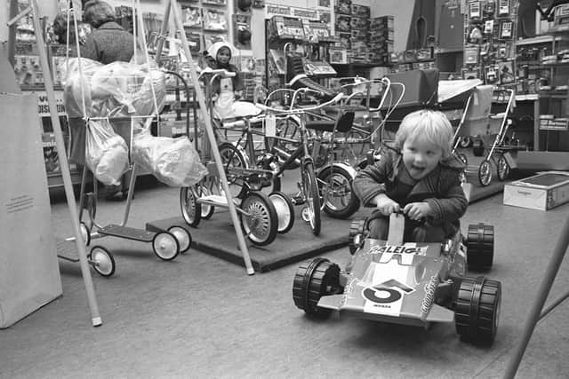 Josephs toy store in November 1976.