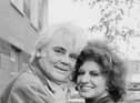 Pat Phoenix with Tony Booth whom she married in a dramatic hospital wedding after diagnosis with cancer (photo: Getty Images)