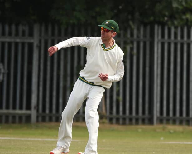Greg Miller in action for Bridlington 2nds PHOTO BY TCF PHOTOGRAPHY