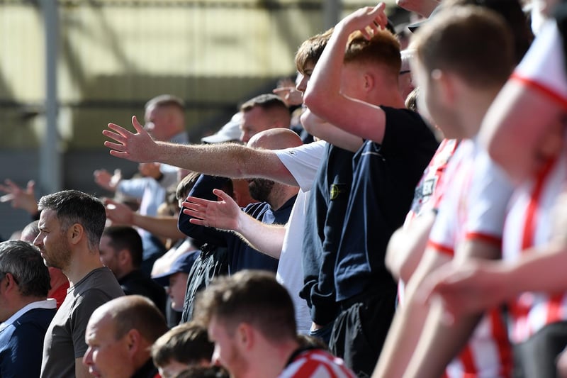 Sunderland fans at Preston North End in the Championship on Saturday.