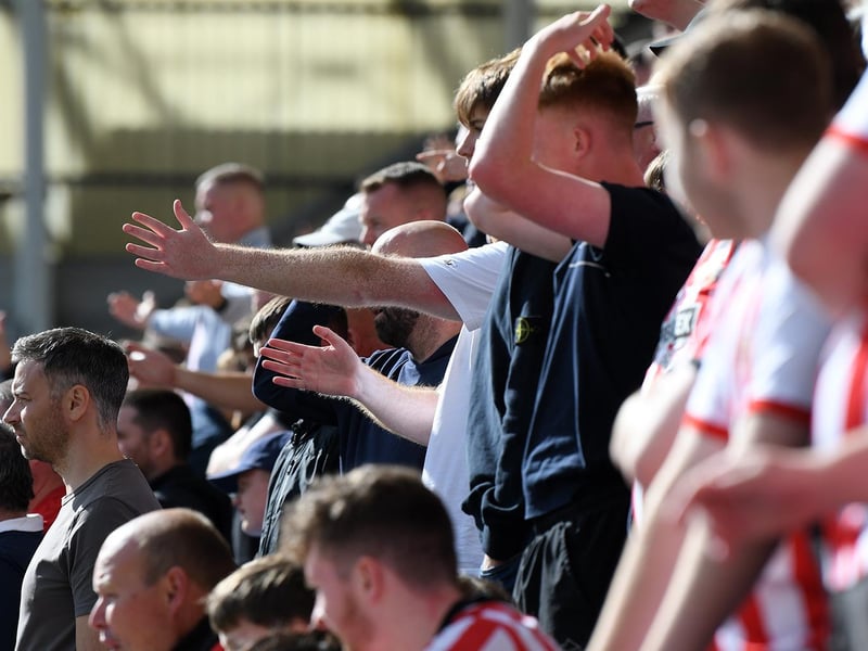 Sunderland fans at Preston North End in the Championship on Saturday.