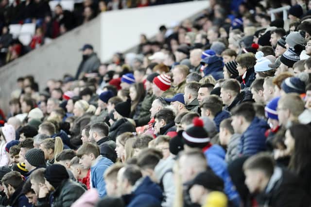 SAFC has confirmed that some safe standing will be available in the Stadium of Light in the 2024-25 season. Picture by Frank Reid.