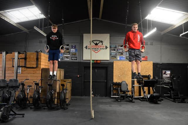 Super-fit Josh and Nathan Bland, aged just 17 and 21, run the CrossFit Sunderland SR1 gym. Sunderland Echo image.