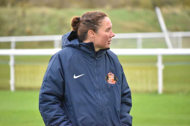 Sunderland Ladies coach Mel Reay - Photo by Chris Fryatt.