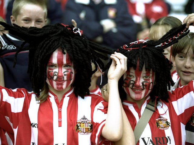 Sunderland fans against Coventry in 1997.
