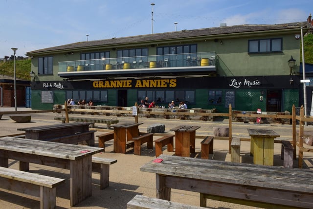 One of the largest pubs along the seafront, Grannie Annie's in Marine Walk has a large beer garden at the front which is ideal for watching the world go by.