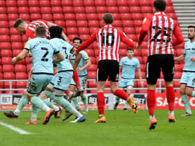 Charlie Wyke scores Sunderland's second goal