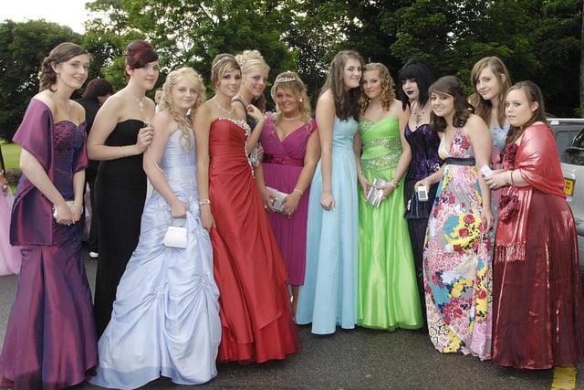 A colourful scene from the 2009 Venerable Bede School prom.