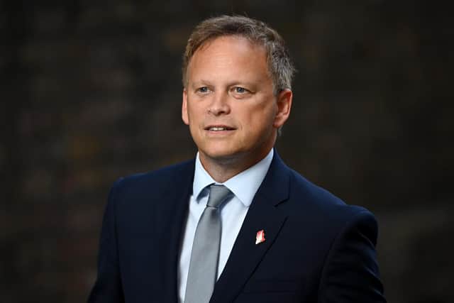 LONDON, ENGLAND - SEPTEMBER 15:  Grant Shapps, Secretary of State for Transport arrives at Downing Street on September 15, 2021 in London, England. The British prime minister replaced several cabinet ministers shortly after introducing his social care plan and a corresponding tax rise that is unpopular with some members of his party. (Photo by Leon Neal/Getty Images)