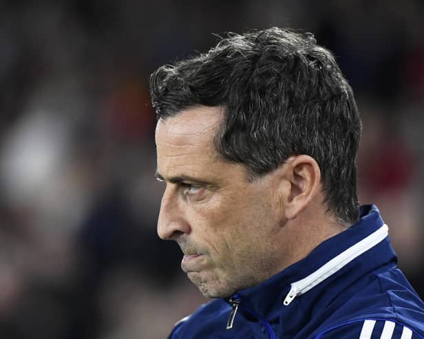SHEFFIELD, ENGLAND - SEPTEMBER 25: Jack Ross, Manager of Sunderland AFC looks on prior to the Carabao Cup Third Round match between Sheffield United and Sunderland at Bramall Lane on September 25, 2019 in Sheffield, England. (Photo by George Wood/Getty Images)