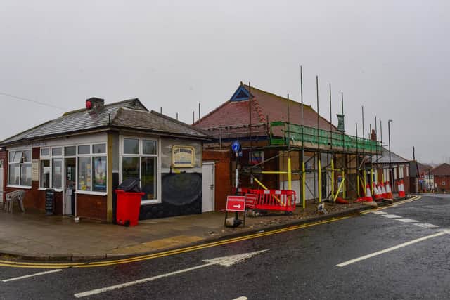 Work has started on transforming the former toilet block in Roker into a gin bar