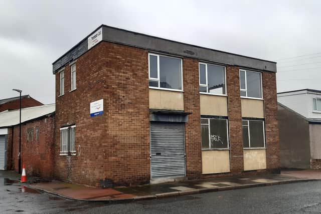 Plans have been submitted to convert an unused office building in Matamba Terrace into a two-bedroom home. Picture by LDRS.