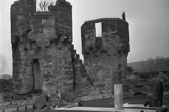Hylton Castle, pictured in 1951.