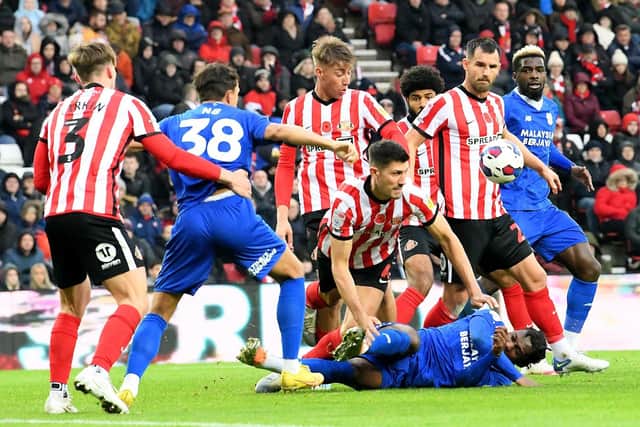 Sunderland vs Cardiff City. Picture by FRANK REID