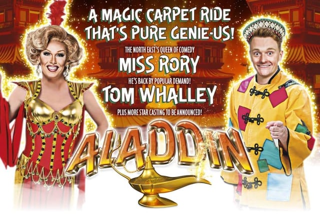 Aladdin will fly into the Empire from Friday, December 9, 2022 to Monday, January 2, 2023 - oh, yes it will.
For the third year running, it will star Miss Rory and Tom Whalley, as Widow Twankey and the jester, with more casting to be announced in the coming months.