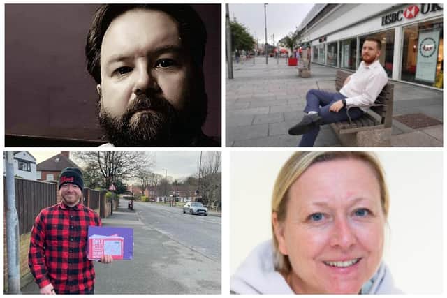 (Clockwise from top left) John Appleton, Chris Eynon, Adele Graham-King and Chris Smith. No picture provided for Colin Wilson.