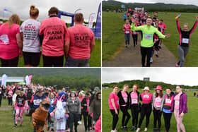 Running for Cancer Research UK at the Sunderland Race for Life.