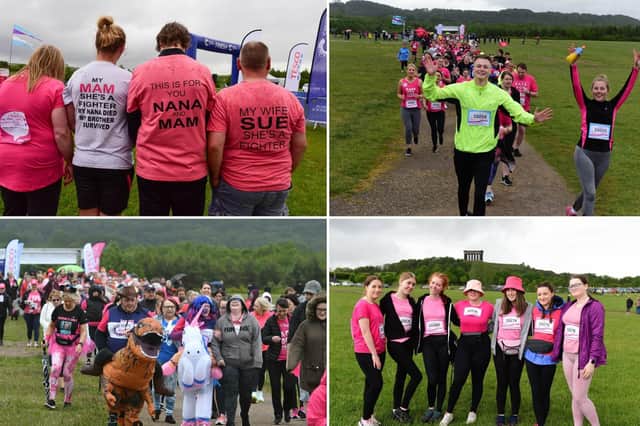 Running for Cancer Research UK at the Sunderland Race for Life.