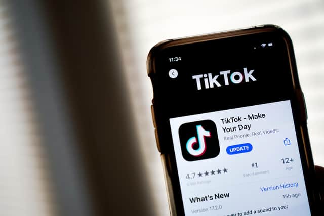 TikTok users are being warned not to download a ‘pro’ version of the app which police say is a scam. (Photo Illustration by Drew Angerer/Getty Images)