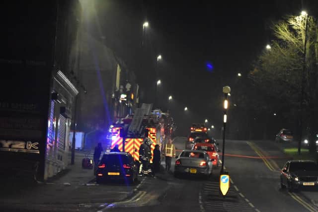 A number of fire engines were called to the incident on Bonfire Night. Picture by Richard Pearson