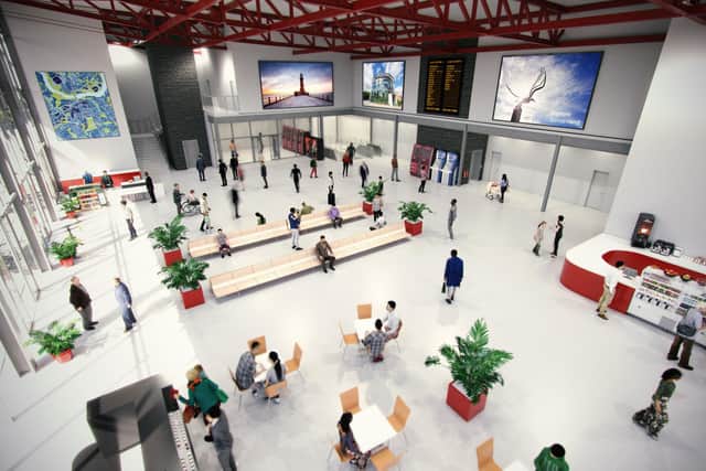 How the new Sunderland station could look once work is complete.