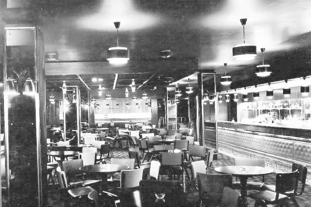 The Locarno private function room and Bar Grill from 1964. Photo courtesy of Bill Hawkins and the Sunderland Antiquarian Society.