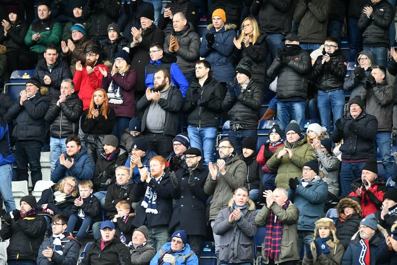 Falkirk fan saw the Bairns win 3-0 against Peterhead in their League One title campaign - but they were pipped to the title by one point in the curtailed season
