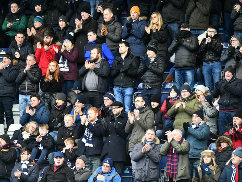 Falkirk fan saw the Bairns win 3-0 against Peterhead in their League One title campaign - but they were pipped to the title by one point in the curtailed season