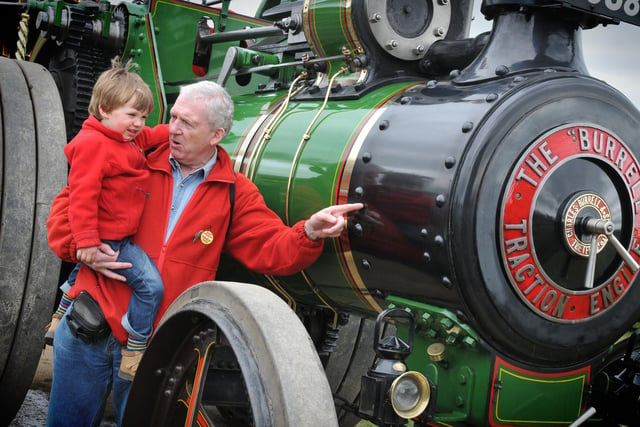 Christopher Millsmith, four, visited the Bank Holiday Steam Engine event with his grandad Mel Smith six years ago.