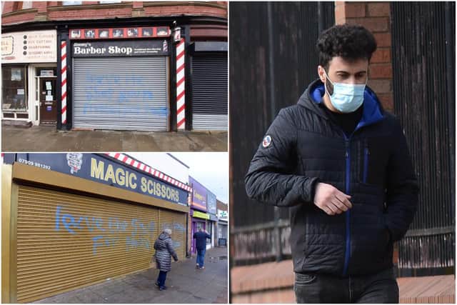 Sarbaz Rasul Khzri has admitted four charges of criminal damage and one of possessing a bladed article following attacks on Sunderland barbers in January this year.