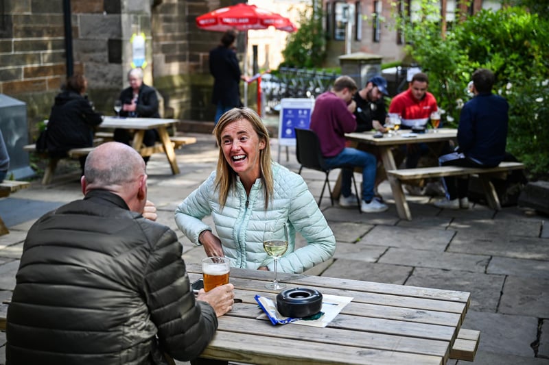 Hospitality venues, including pubs, restaurants and cafes, can open until 8pm indoors, without alcohol, and outdoors where alcohol can be consumed. Local licencing laws will apply outdoors.