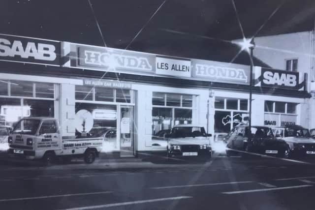 The Les Allen showroom, back in the day.