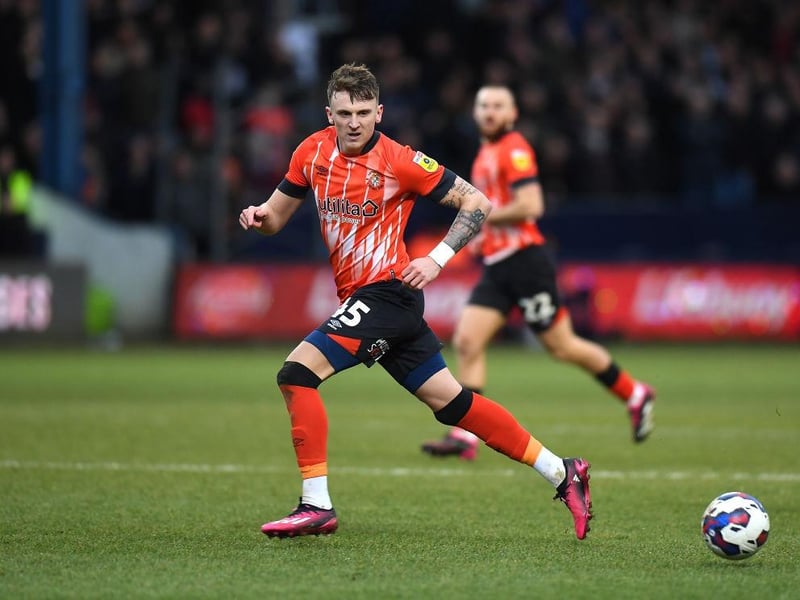 Luton’s left wing-back, 23, opened the scoring against Sunderland when the sides last met at the Stadium of Light.