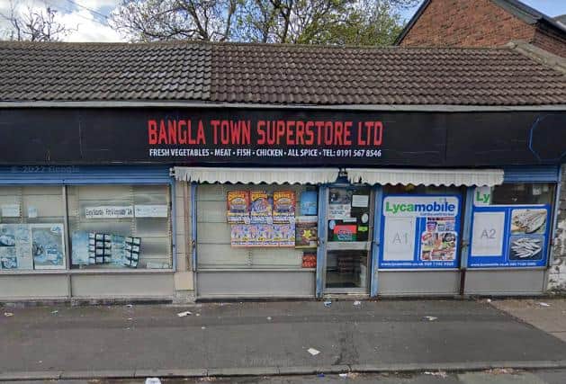 Bangla Town Superstore was assessed to have a two star food hygiene rating. Photo: Google Maps.