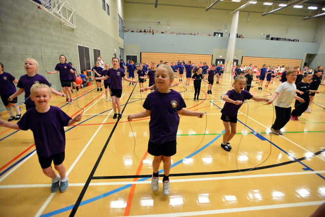 The School Skipping City finals featuring schools from Sunderland in 2016. Remember it?