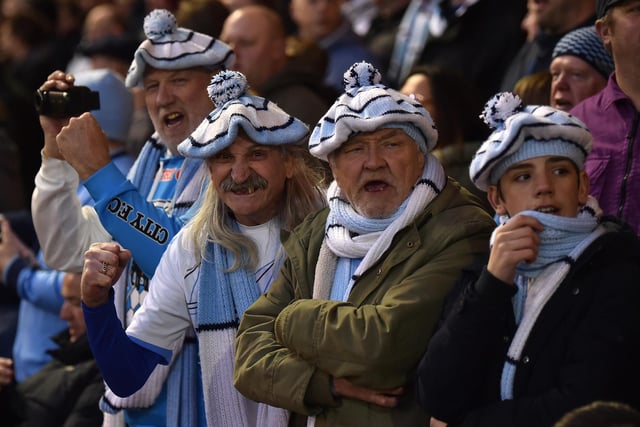 The atmosphere at Coventry City was rated at 2.5 stars by thousands of fans voting on footballgroundmap.com
