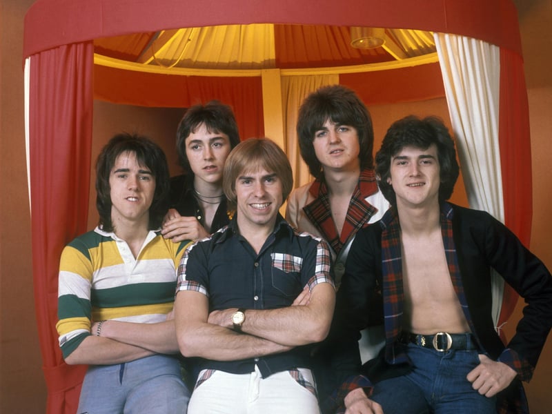 Bay City Rollers - Stuart Wood, Pat McGlynn, Derek Longmuir, Eric Faulkner and Les McKeown
Bay City Rollers - 1970s